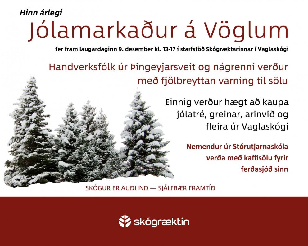 Jólamarkaður í Vaglaskógi