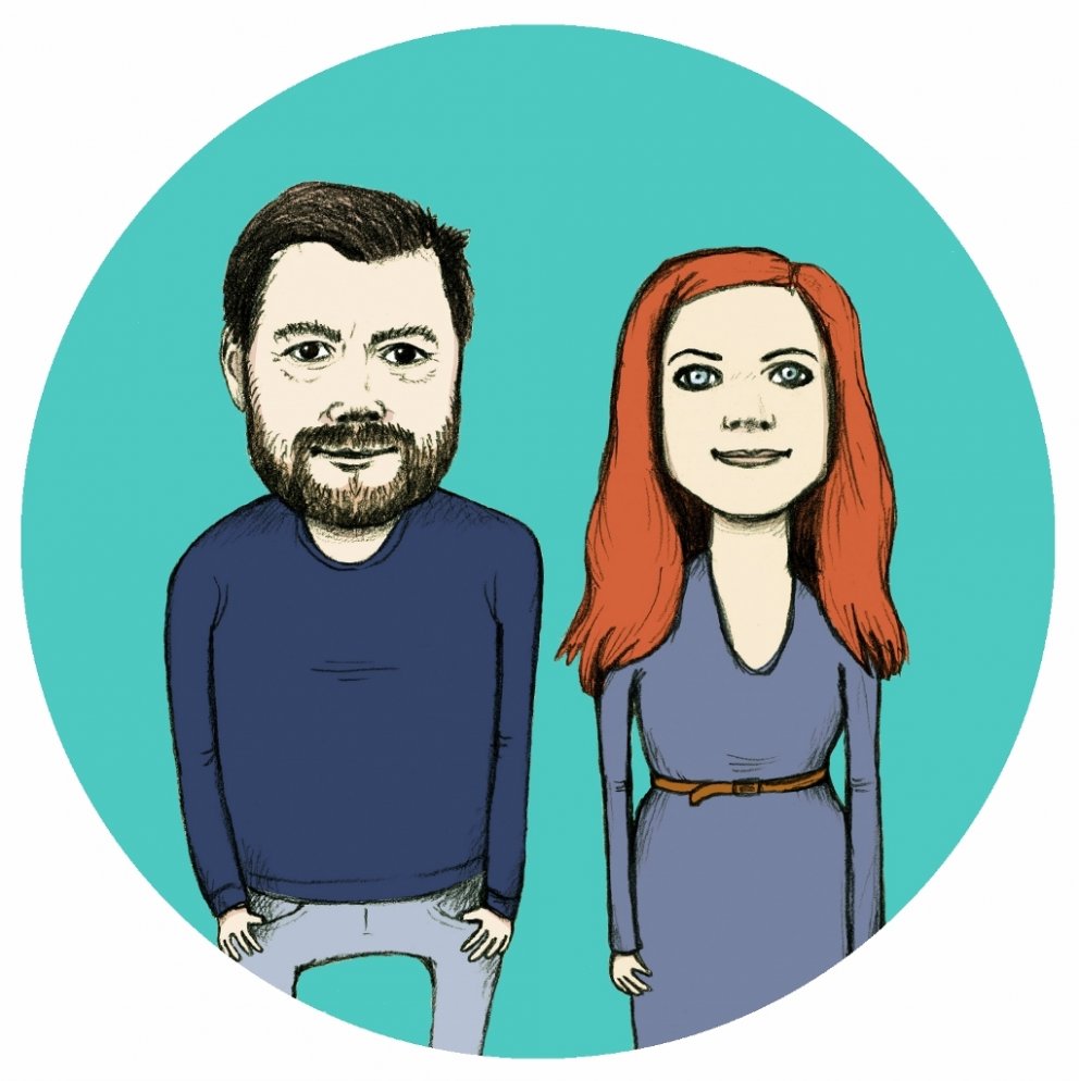 Þessi skemmtilega mynd af þeim Esther Ösp og Jóni Knúti prýðir bæði vefsíðu og Facebook-síðu Gjallar…