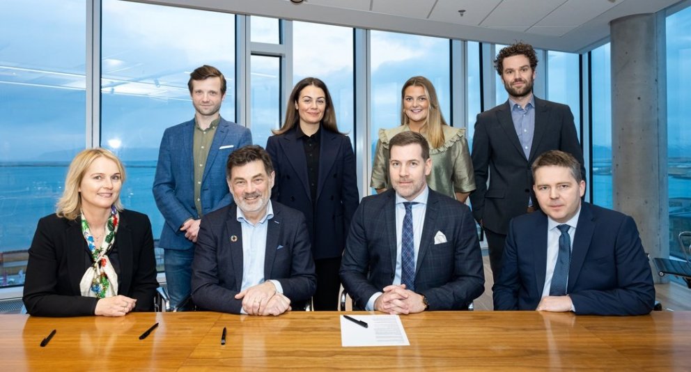 Við undirritun Kviku og Klappa á viljayfirlýsingu um stofnun sjóðs til að flýta fyrir kolefnishlutle…