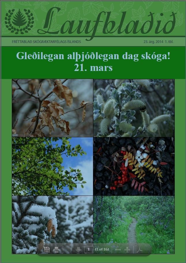 Laufblaðið komið út