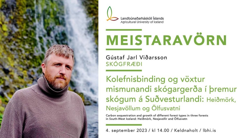 Auglýsing LbhÍ fyrir vörnina