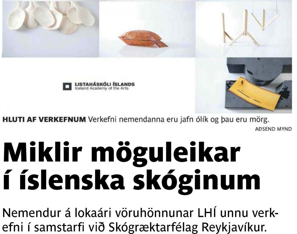 Miklir möguleikar í íslenska skóginum