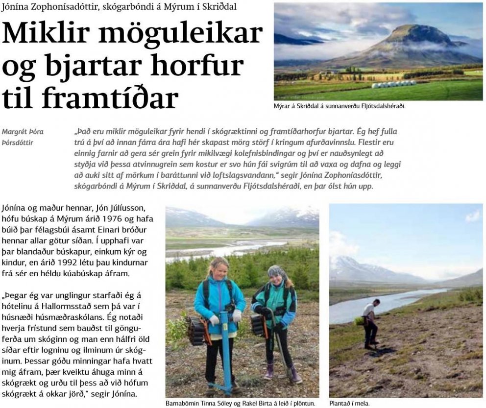 Miklir möguleikar og bjartar horfur til framtíðar