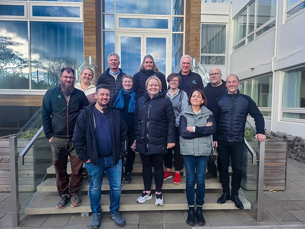 Norðlenski hópurinn naut leiðsagnar ráðgjafa RML, Skógræktarinnar og Landgræðslunnar á sínu fyrsta n…