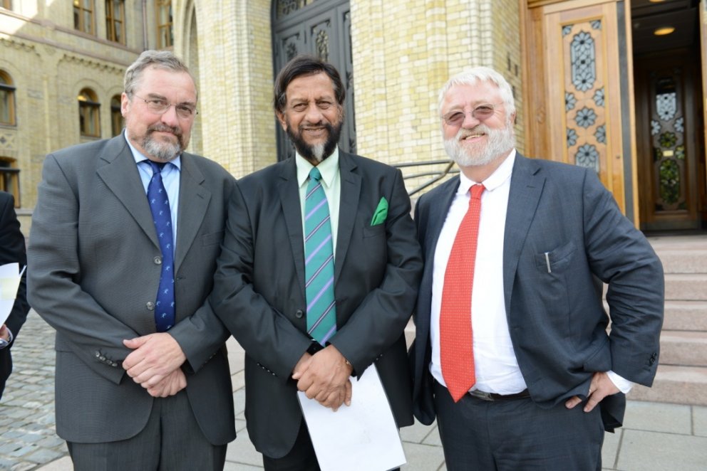 Rajendra K. Pachauri, Erik Eid Hohle og Svein Tveitdal