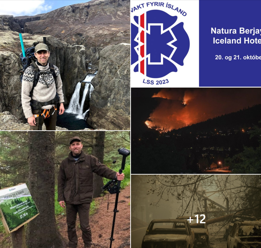 Svipmyndir úr kynningu Landssambands slökkviliðs- og sjúkraflutningamanna