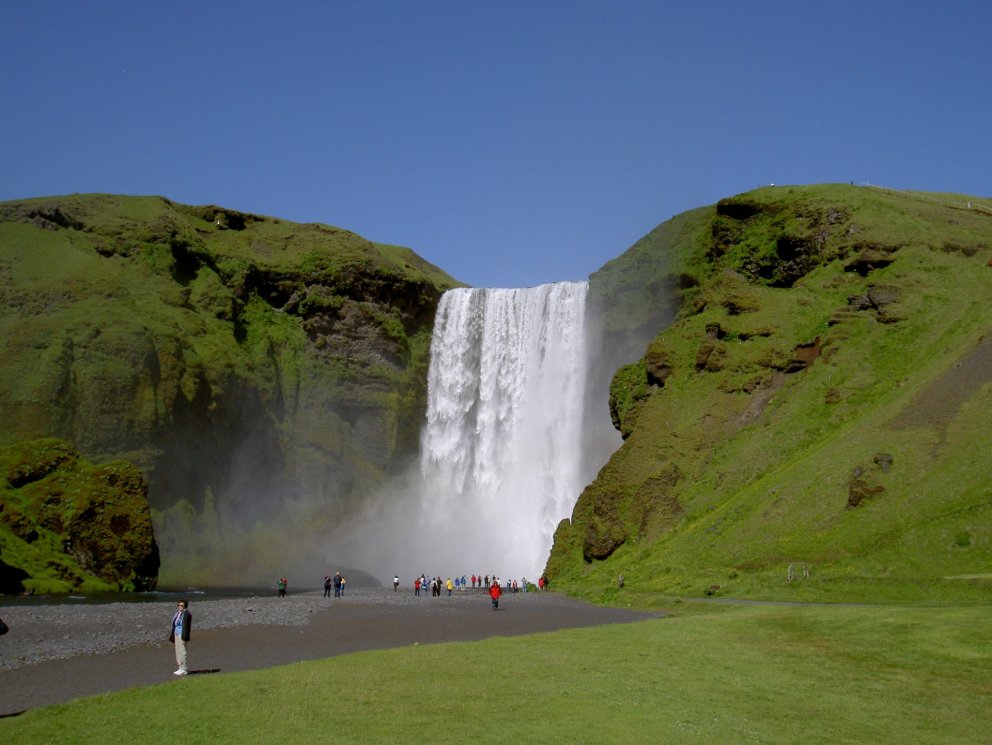 Skógafoss. Wiki-mynd: Chris 73
