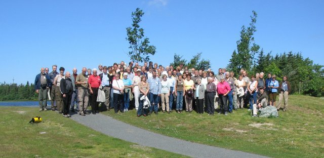Skógræktarfólk úr Garðabæ á ferð vestan hafs.  Af vef Skógræktarfélags Garðabæjar.