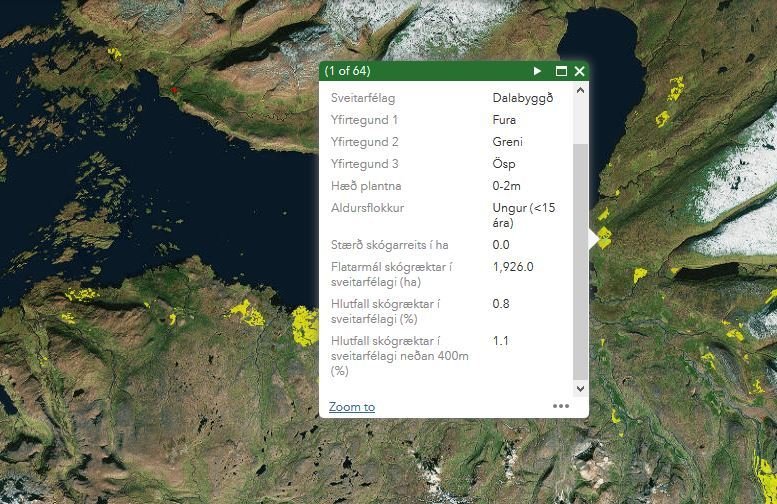 Stöðugt bætist við þær upplýsingar sem finna má um skóga landsins í skóglendisvefsjá Skógræktarinnar…
