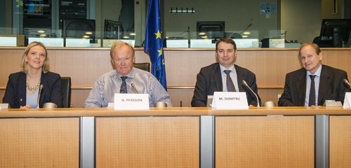 Frá vinstri: Sylvi Listhaug, landbúðnaðar- og matvælaráðherra Noregs, Göran Person, forseti ThinkFor&hellip;