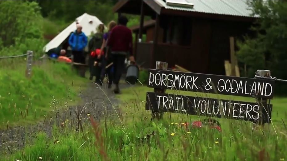 Myndband úr sjálfboðastarfi á Þórsmörk