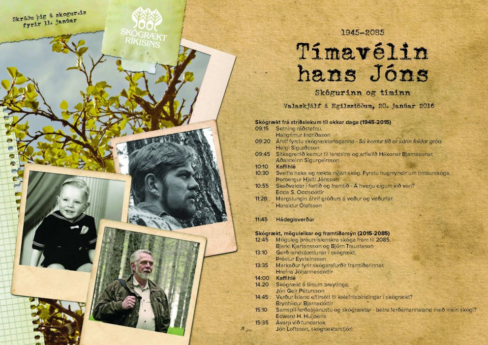 Skráningu á ráðstefnuna Tímavélina hans Jóns að ljúka