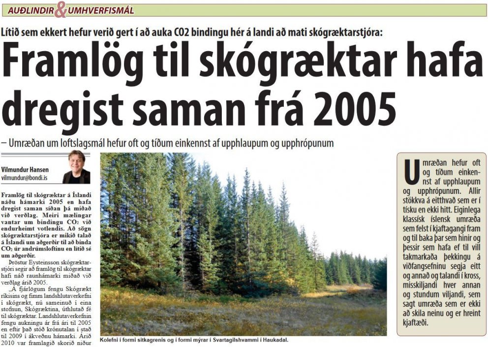 Mikið talað en lítið gert til að auka bindingu