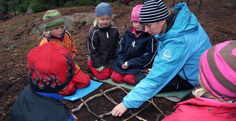 Hugmyndafræði útileikskólanna hefur breiðst út um heiminn frá Skandinavíu frá því að hún mótaðist á …