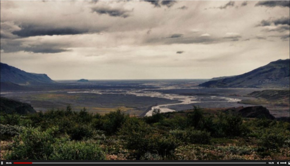 Göngubrú á Markarfljót