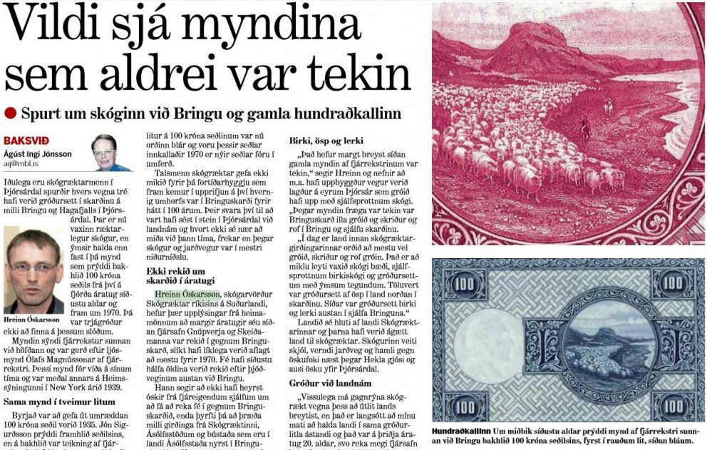 Þar sem varla sást í stein fyrir gróðri