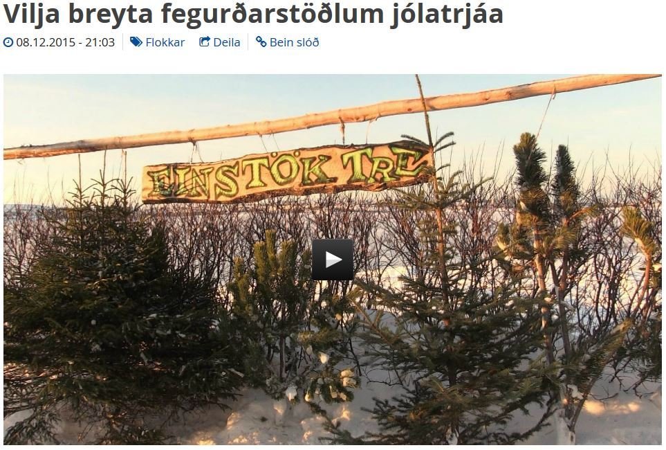 Einstök tré í Heiðmörk