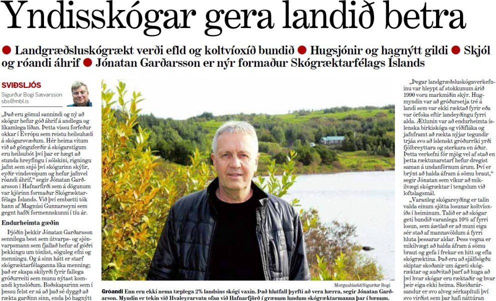 Yndisskógar gera landið betra